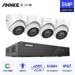 Annke 8ch H. 265+ 6mp 8ch Nvr Dome 5mp Home Poe Ip Security Camera System Cctv Ir