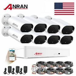 Anran 1080p 8ch Cctv Dvr 2mp Home Outdoor Ir Night Security Camera System Wired