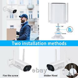 Anran 3mp Home Wireless Security Camera System Outdoor 2 To Hdd 5mp Nvr Audio Kit