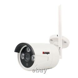 Anspo 4ch Wireless 1080p Nvr Outdoor Home Wifi Camera Cctv Security System Vidéo