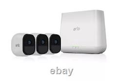 Arlo Pro Hd Wireless Home Security Rechargeable 3 Camera Kit Intérieur/extérieur