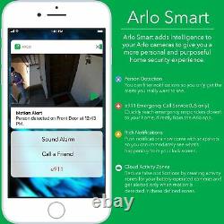 Arlo Pro Hd Wireless Home Security Rechargeable 3 Camera Kit Intérieur/extérieur