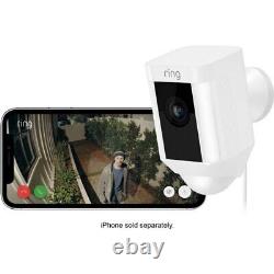 Bague Spotlight Caméra Plug-in Outdoor Maison Sécurité Motion Night Vision 1080hd