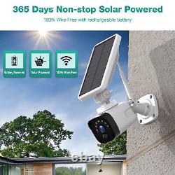 Batterie Solaire 3mp Powered Home Security Camera System Wi-fi Sans Fil Outdoor Hdmi