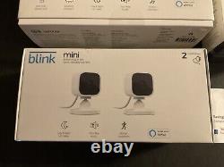 Blink Home Security 6 Camera Bundle Outdoor, Indoor Mini, Doorbell Alexa, Nouveau