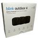 Blink Outdoor 4 (4e Génération) Neuf Marque Nouvelle Système De Sécurité Domestique Sans Fil Hd à 3 Caméras