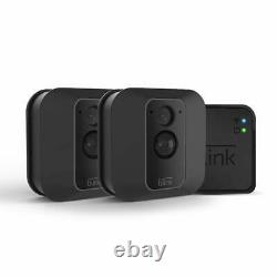 Blink Xt2 1080p Indoor Outdoor Hd Wifi Caméra De Sécurité Sans Fil Avec Cloud Gratuit