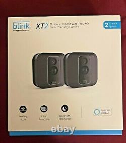 Blink Xt2 1080p Smart Home Security 2 Système De Caméra Intérieur/extérieur Noir
