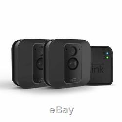 Blink Xt2 Intérieur / Extérieur Wi-fi Caméra De Sécurité 1080p Fil Gratuit 2 Kit Caméra