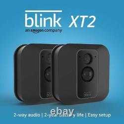 Blink Xt2 Intérieur / Extérieur Wi-fi Wi-fi Gratuit Caméra De Sécurité 1080p 2 Kit De Caméra
