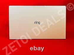Brand New Ring Floodlight Cam Black Wired Plus Motion-activated Hd Two-way Talk