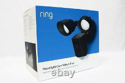 Brand New Ring Floodlight Cam Plus Caméra De Surveillance Filaire D'extérieur Noir