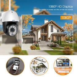 Caméra Ip Hd 1080p Wifi Extérieur Ptz Cctv Sécurité Sans Fil Smart Home Ir Cam