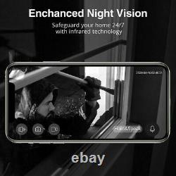 Caméra Ip Pro 1080p Hd Sans Fil Home Security Caméra Intérieure Et Extérieure