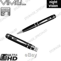 Camera Pen Pocket Wearable Ultra Xhd Vidéo 2k 1296p Sécurité À La Maison