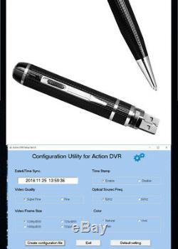 Camera Pen Pocket Wearable Ultra Xhd Vidéo 2k 1296p Sécurité À La Maison