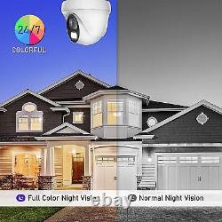 Caméra couleur nocturne 4X HD 1080 + kit de système de sécurité CCTV NTSC / PAL Home 8CH XVR