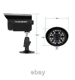 Caméra de maison FLOUREON 8CH DVR Système de sécurité à domicile 720N AHD DVR + 8X Extérieur