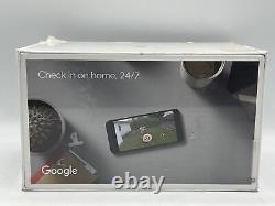 Caméra de sécurité Google Nest Cam G3AL9 GA01894-US Pack de 2 caméras scellées neuves en couleur neige.