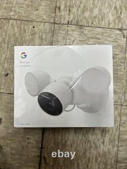 Caméra de sécurité Google Nest Cam avec projecteur (blanc) - Tout neuf et scellé