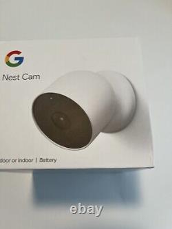Caméra de sécurité Nest Cam intérieure/extérieure sans fil Wi-Fi à batterie