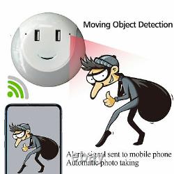 Caméra de sécurité à domicile IP Wifi MINI 1080P déguisée par un éclairage commandé par la voix