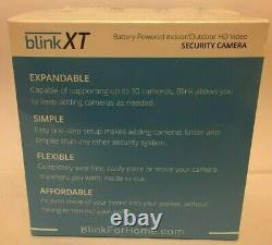 Caméra de sécurité domestique BLINK XT alimentée par batterie, avec ajout de stockage vidéo HD en nuage XT1