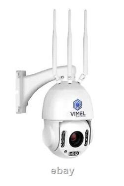 Caméra de sécurité domestique WIFI UHD 4K surveillance extérieure 30X détection de véhicules et d'humains