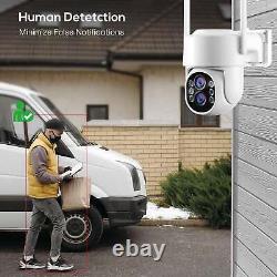 Caméra de sécurité domestique sans fil 2K extérieure système NVR 10CH Auto Track 10x Zoom PTZ