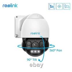 Caméra de sécurité extérieure CCTV PTZ Dome Reolink 8MP 4K POE IP RLC-823A pour la maison.