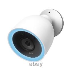 Caméra de sécurité extérieure Google Nest Cam IQ Wi-Fi câblée NC4100US blanche