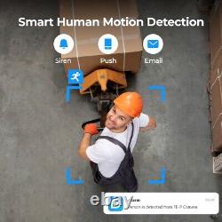 Caméra de sécurité fisheye 360° PoE 6MP REOLINK avec détection intelligente des personnes pour le bureau et la maison