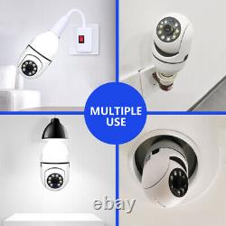 Camera de sécurité sans fil E27 ampoule LED 1080P WIFI IP étanche pour la maison