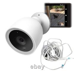 Caméra de surveillance de sécurité extérieure Google Nest Cam IQ NC4100-Blanc-US