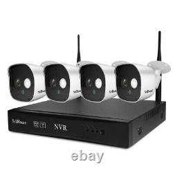 Cctv Outdoor Hd 1080p Caméra Ip Wi-fi Sans Fil Système 8ch Nvr Home Security Kit