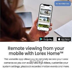 Détecteur de mouvement intelligent DVR de sécurité domestique 4K avec accès à distance