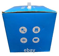 ENSEMBLE DE 4 CAMÉRAS DE SÉCURITÉ DOMESTIQUE AVEC STATION DE BASE, ÉTANCHES, BLANCHES