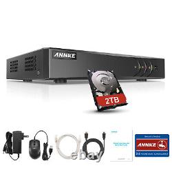 Enregistreur DVR ANNKE 8CH 16CH H. 265+ 5MP Lite pour système de caméra de sécurité domestique CCTV