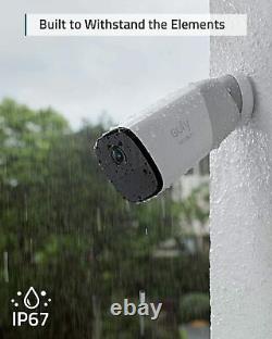 Eufy Eufycam 2 Pro Sans Fil Système De Caméra De Sécurité À Domicile 2k Cam Extérieur Refurb