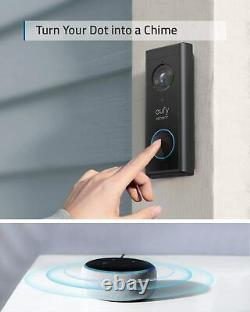Eufy Sans Fil Wi-fi Video Doorbell Caméra De Sécurité 2k Smart Door Intercomrefurb
