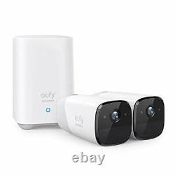 Eufy Security Eufycam 2 Système De Caméra De Sécurité À Domicile Sans Fil Batterie 365 Jours