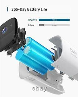 Eufy Security Eufycam 2 Système De Caméra De Sécurité À Domicile Sans Fil Batterie 365 Jours