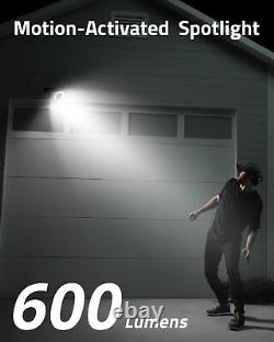 Eufy SoloCam S40 2K Caméra de sécurité extérieure solaire avec projecteur et vision nocturne