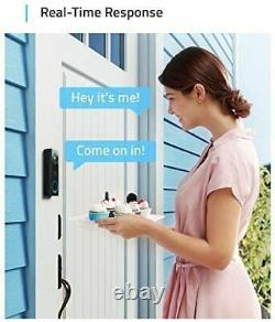 Eufy Wi-fi Video Doorbell 2k Hdr Smart Security Camera Intercom + Carillon Sans Fil