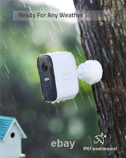 Eufycam 2c 2-cam Kit, Caméra De Sécurité En Plein Air, Système De Sécurité De La Maison Sans Fil W