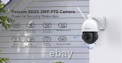 Foscam Sd2x 18x Optique Zoom 1080p Hd Extérieur Ptz Caméra De Sécurité