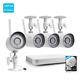 Funlux Hdmi 8ch Wif Nvr 4 720p Wireless Home Video Security Cameras System 500 Go