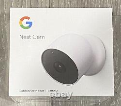 Google G3al9 Nest Sans Fil Cam 1080p Caméra De Sécurité Intérieure/extérieure (newithsealed)
