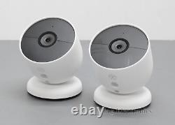 Google Ga01894-us Nest Cam Caméra De Sécurité Intérieure/extérieure (pack De 2) Blanc