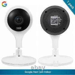 Google Nest Cam Caméra Intérieure Filaire Intérieure Pour La Sécurité À La Maison Blanc